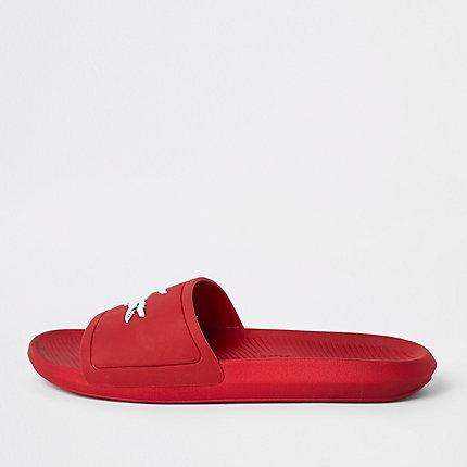 River Island Mens Lacoste Sliders