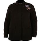 River Island Womens Plus Embroidered Badge Utility Jacket