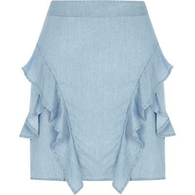 River Island Womens Frill Mini Skirt