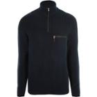 River Island Mens Funnel Neck Half Zip Sweater