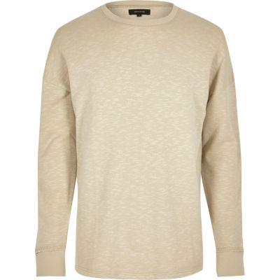 River Island Mens Dropped Shoulder Sweatshirt