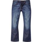 River Island Mens Mid Wash Clint Bootcut Jeans