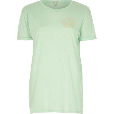 River Island Womens Badge Boyfriend T-shirt