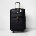 River Island Womens Large Snake Print Handle Suitcase