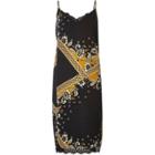 River Island Womens Print Lace Midi Slip Dress
