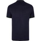 River Island Mens Turtle Neck Slim Fit Short Sleeve Jumper