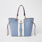 River Island Womens Faux Suede Jaguar Tote Bag