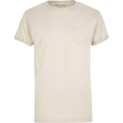 River Island Mens Big And Tall Crew Neck T-shirt