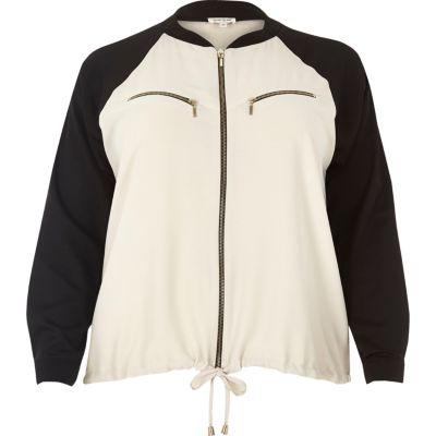 River Island Womens Plus Lightweight Bomber Jacket
