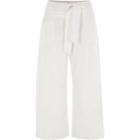 River Island Womens White Denim Belted Culottes