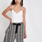 River Island Womens Folded Collar Cami Top