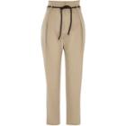 River Island Womens Paperbag Waist Tapered Leg Trousers