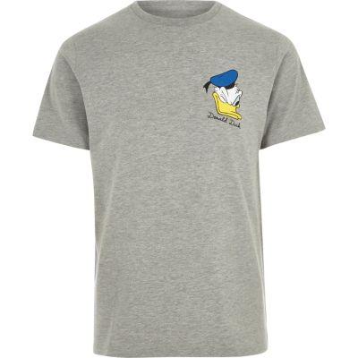 River Island Mens Donald Duck Chest Print T-shirt