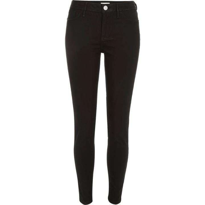 River Island Womens Coated Zip Hem Molly Reform Jeggings