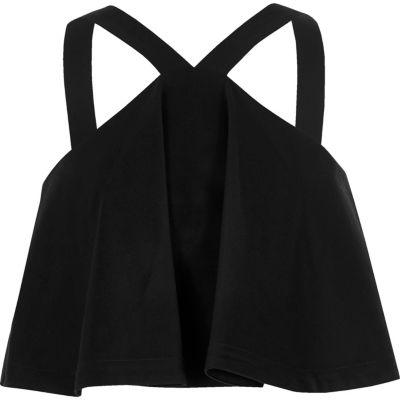 River Island Womens Cross Strap Crop Top