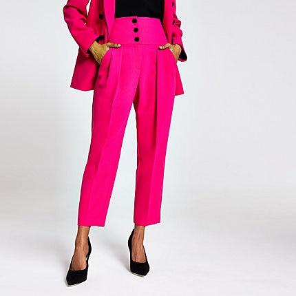 River Island Womens Petite Corset Tux Trousers