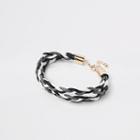 River Island Mens Woven Lattice Bracelet