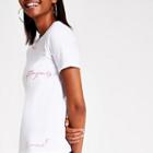 River Island Womens White 'toujours' Printed T-shirt