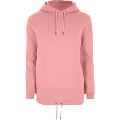 River Island Mens Drawstring Hem Hoodie
