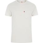 Mens Levi's White Set-in Sunset Pocket T-shirt