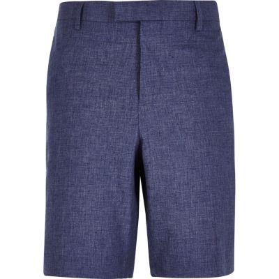 River Island Mens Linen Bermuda Shorts