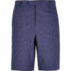 River Island Mens Linen Bermuda Shorts