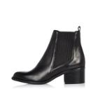 River Island Womens Leather Block Heel Chelsea Boots
