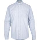 River Island Mens Melange Waffle Shirt