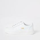 River Island Womens Gola Classic White Grandslam Leather Trainers