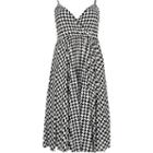 River Island Womens Plus Print Pleated Midi Dress