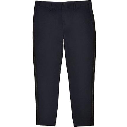 River Island Mens Stitch Tape Skinny Chino Trousers