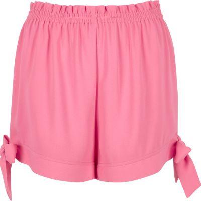 River Island Womens Tie Hem Shorts