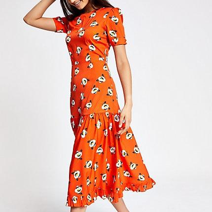 River Island Womens Printed Maxi Dress