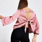 River Island Womens Bow Back Blouse