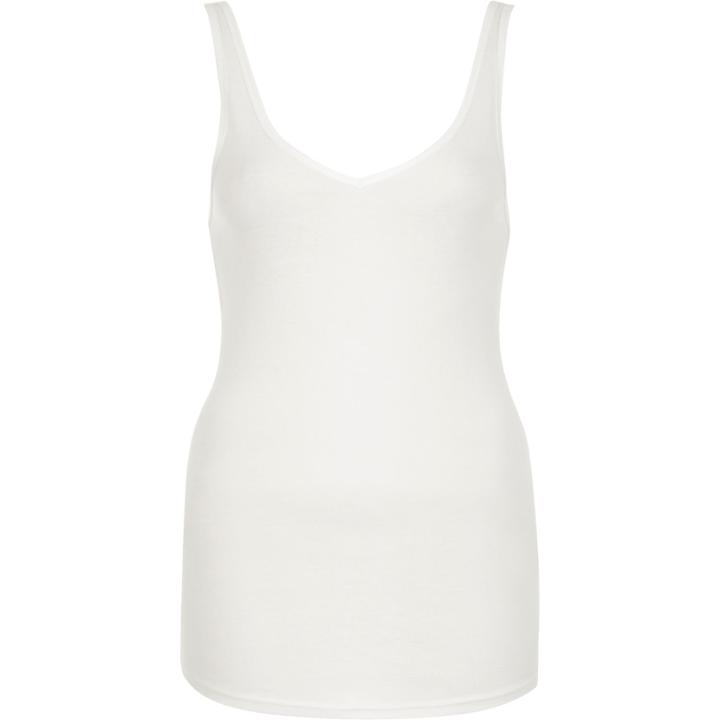 River Island Womens White V-neck Longline Vest