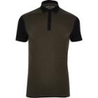 River Island Mens Contrast Sleeve Muscle Fit Polo Shirt