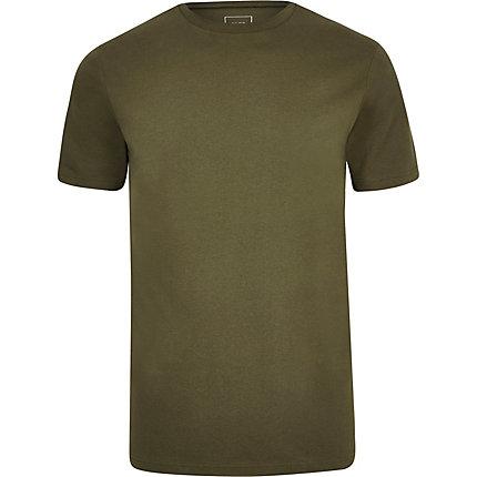 River Island Mens Slim Fit Short Sleeve T-shirt
