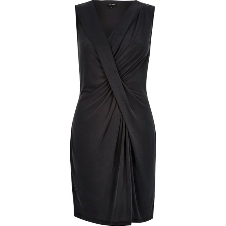 River Island Womens Draped Twist Dress