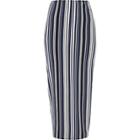 River Island Womens Striped Jersey Maxi Skirt