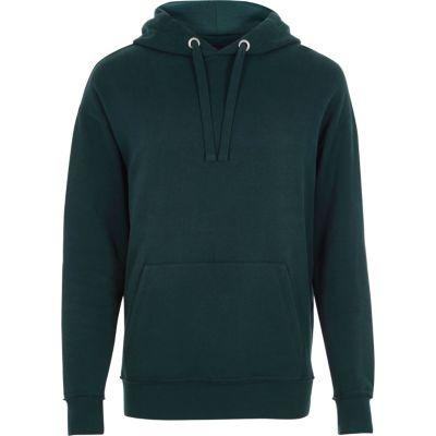 River Island Mens Forest Long Sleeve Slouch Hoodie