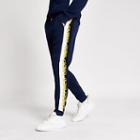 River Island Mens Undefined Embroidered Joggers