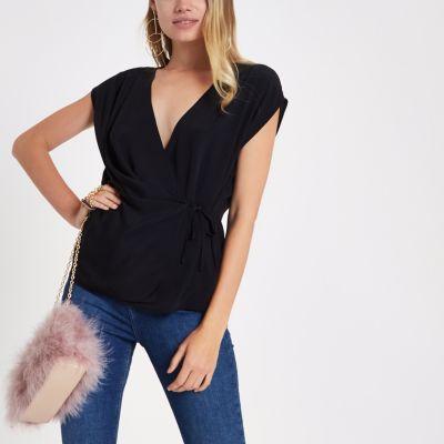 River Island Womens Wrap Tie Side Top