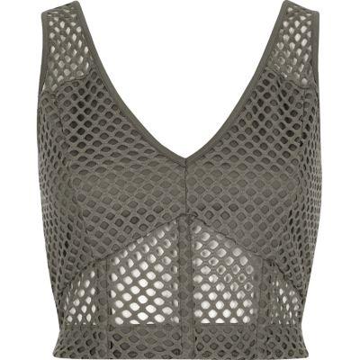 River Island Womens Mesh Fitted Bralette
