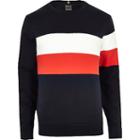 River Island Mens Jack And Jones Blocked Sweatshirt