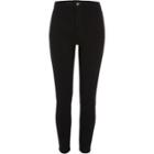 River Island Womens Side Zip Molly Going Out Jeggings