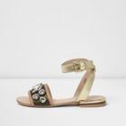 River Island Womens Gem Strap Sandals
