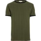River Island Mens Slim Fit Ringer T-shirt