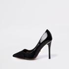 River Island Womens Wide Fit Wrap Around Pumps