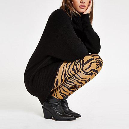 River Island Womens Tiger Print Leggings