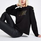 River Island Womens 'liberte' Button Shoulder Sweatshirt
